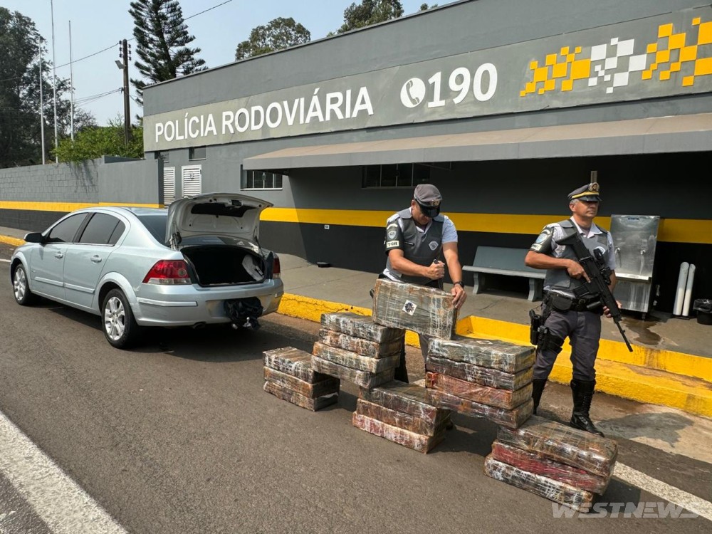 Polícia Militar Rodoviária realiza apreensão de drogas em Pirapózinho-SP