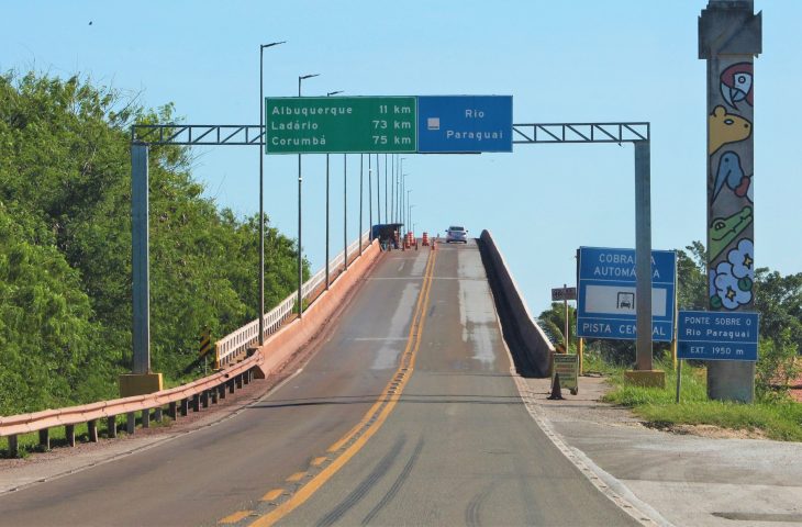 Ponte sobre o Rio Paraguai, na BR-262, será interditada por quase 19 horas em Corumbá