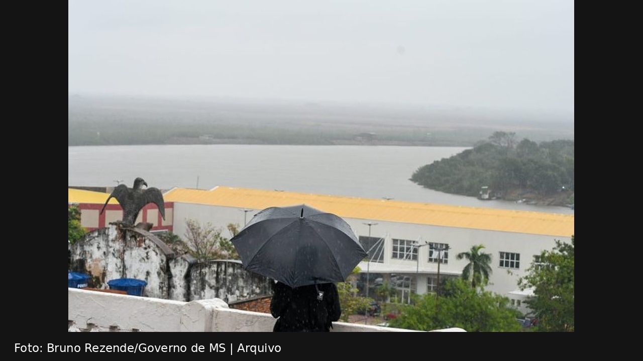 Campo Grande terá sábado com possibilidade de chuva e máxima de 28°C
