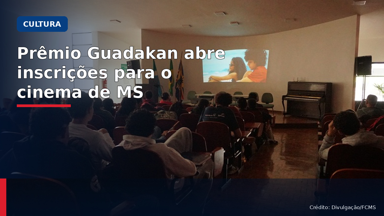 Prêmio Guadakan recebe filmes e distribuirá R$ 18 mil em premiações