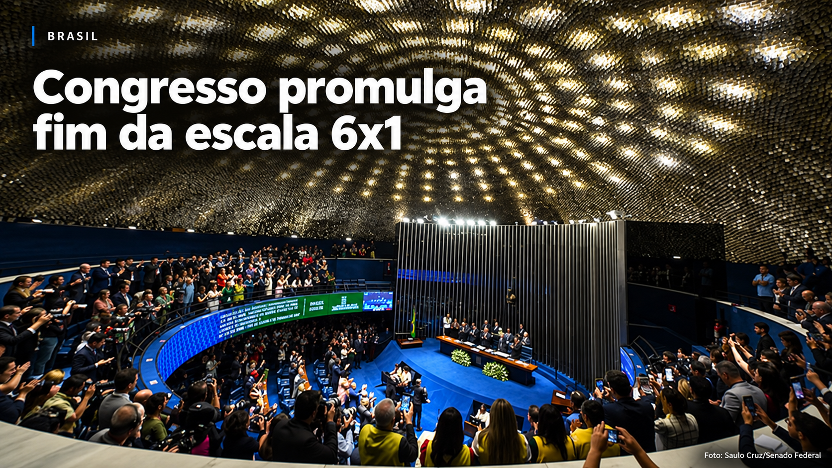 Congresso promulga fim da escala 6x1 e confirma início da transição para jornada de 40 horas semanais