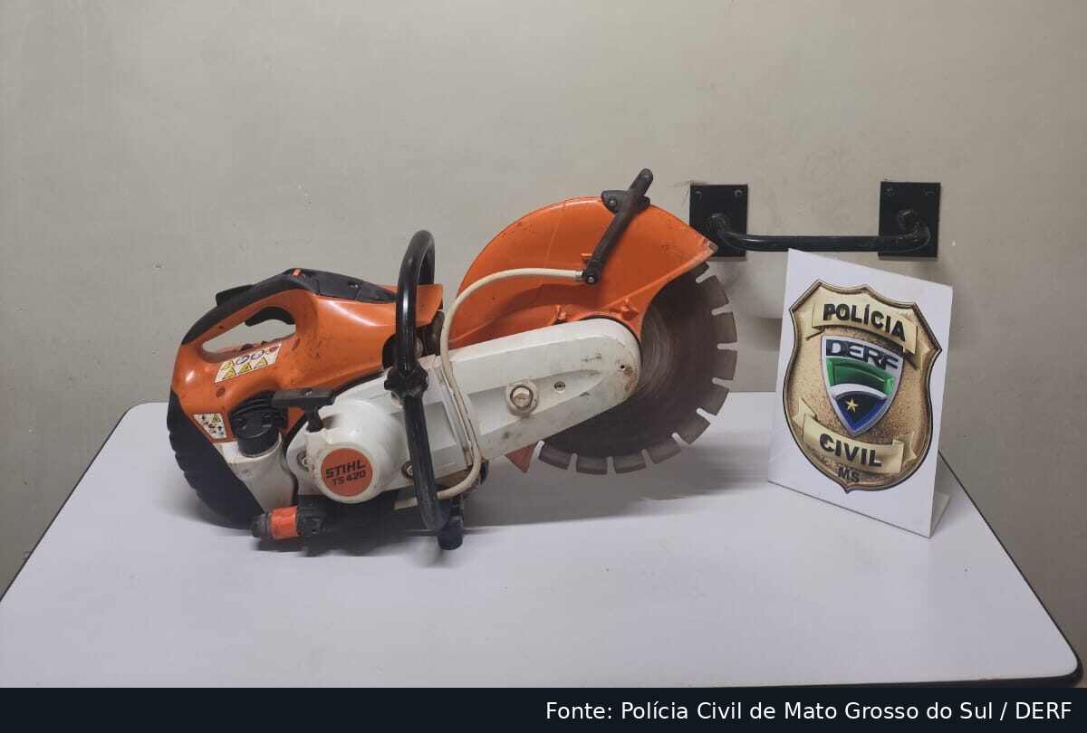 Monitoramento de anúncios leva à recuperação de máquina furtada em Campo Grande