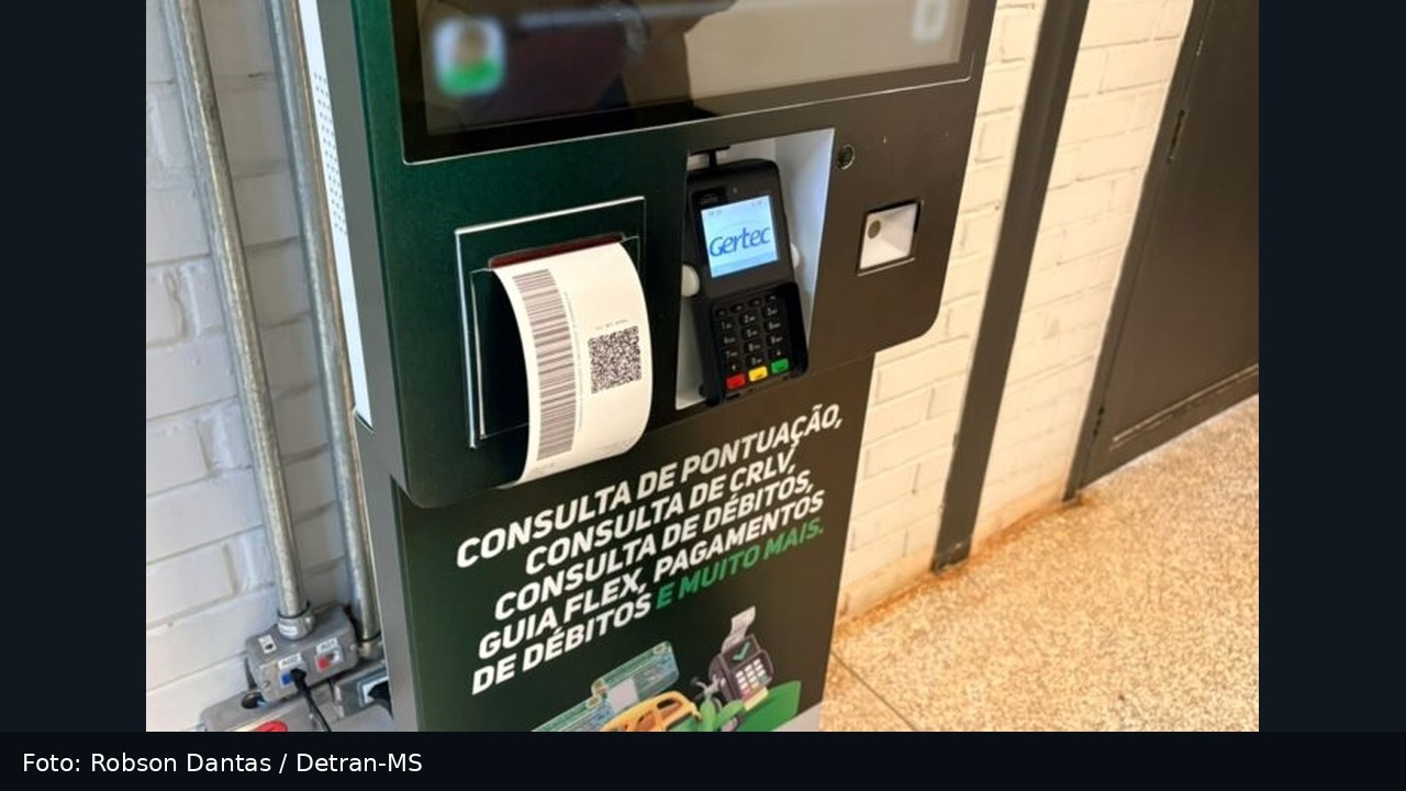 Totens do Detran-MS passam a oferecer agendamento e consulta de exames