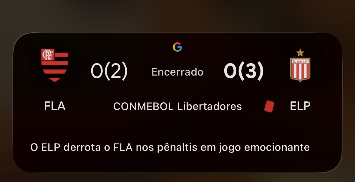 Flamengo perde nos pênaltis para o Estudiantes e fica fora da final da Libertadores